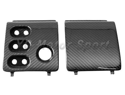 Car Accessories Dry Carbon Fiber LHD Switch Panel Fit For S