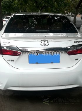 use for toyota corolla 2014 2015 spoiler High Quality ABS Ma