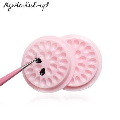 Pink Glue Gasket Eyelash glue holder Eyelash Extension Adhe