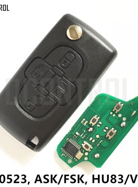 Remote Key for PEUGEOT 807 1007 CE0523 ID46(7941) Chip 433MH