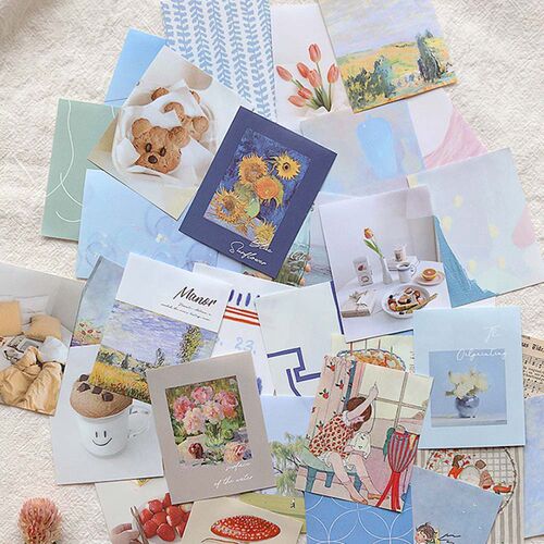 400 Pieces Of Non repeating Butter Paper Material Paper Ret