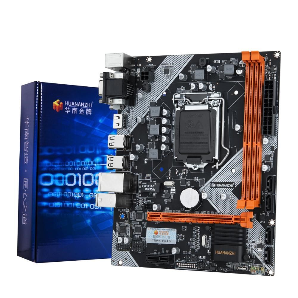 HUANANZHI H61 LGA1155 Motherboard with VGA HDMI DVI Output