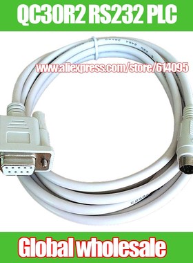 1pcs QC30R2 RS232 PLC Programming Cable for Mitsubishi MELSE