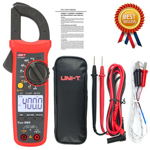 UT202+Clamp Multimeter 400A Digital Clamp Meter true RMS Hig