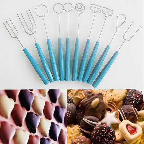 10PCS Chocolate Dipping k Cake Fondue Fountain Decorating To