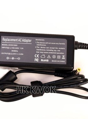 20V 3.25A 65W Laptop Ac Adapter Charger for Lenovo IdeaPad c