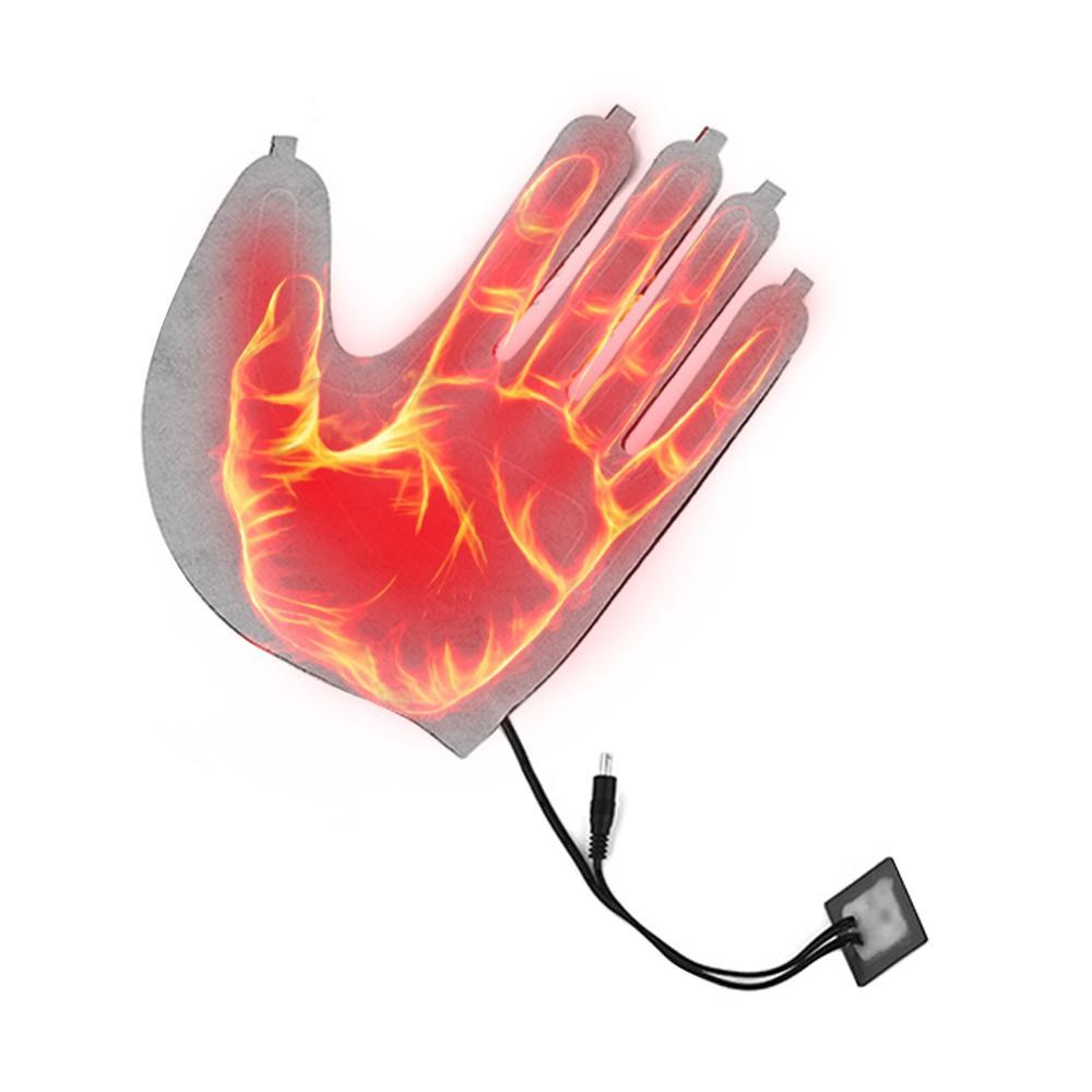 New 1Pc Five finger Gloves USB Electric Heating Pads Lithiu