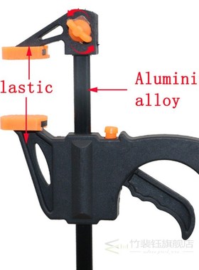 4 Inch Wood Working Bar F Clamp Clip Hard Grip Quick Ratchet