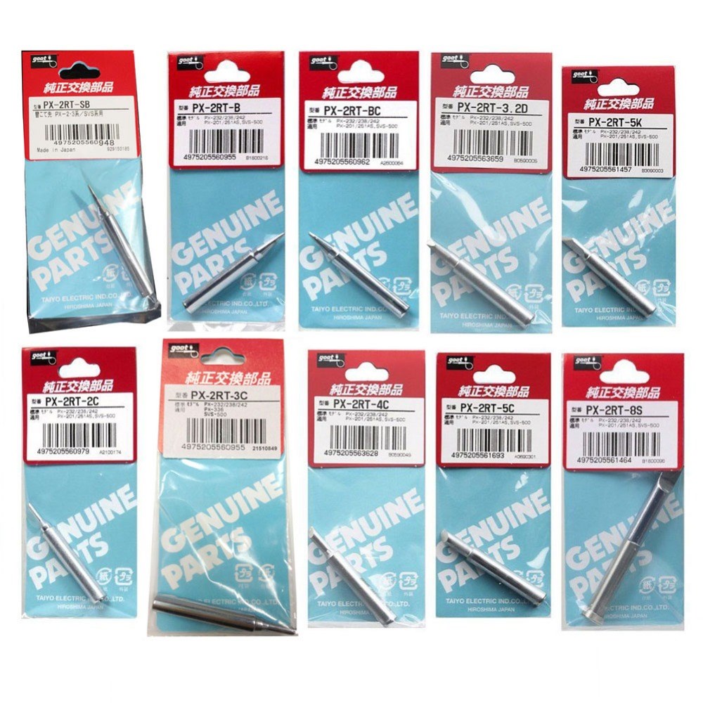 original japan goot px-2rt welding tips for px-201 px-232 px