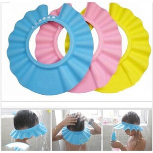 Children Waterproof Cap Safe Baby Shower Cap Kids Bath Visor