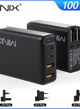 MINIX NEO P2 100W Charger GaN Fast Charger 4 Ports  2SB-C2SB