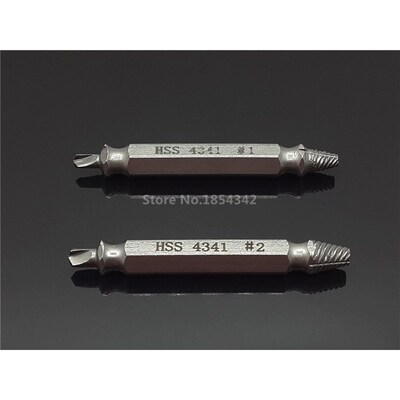 4pcs Set Hss 4341 Extractor Remover Drill Bit Disassemble Sc