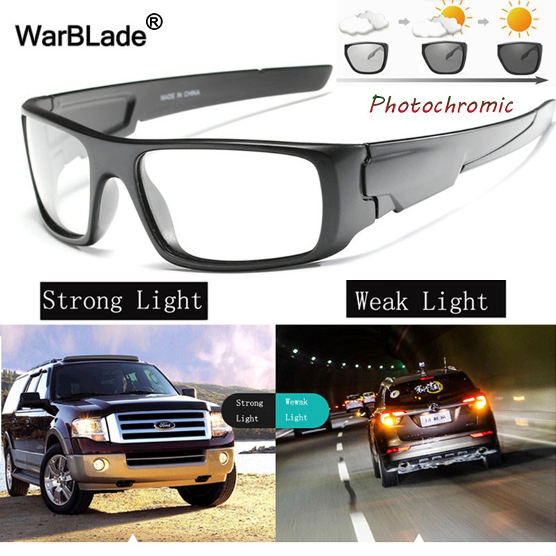 WarBLade Intelligent Photochromic Sunglasses Polarized Cham