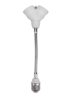 1pc E27 to 2 E27 LED Light Base Splitter Holder Socket Studi