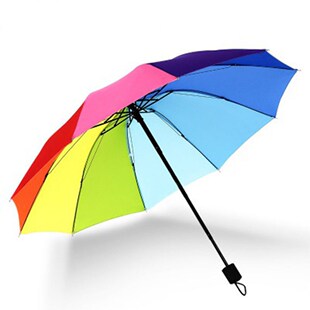Fashion Umbrellas Waterproof Colorful Paraguas  Strong Frame