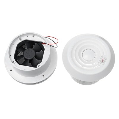 12V Noiseless Roof Vent Ventilation Cooling Exhaust Fan RV E