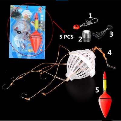 2Set 10Pcs 1Sst 5pcs Fishing Tackle Tool Carp Fishing Float