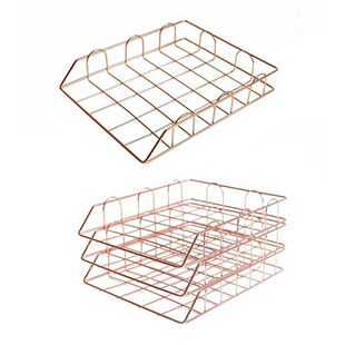 Office Supplies Metal File Holder Data Tray File Tray Anti-R