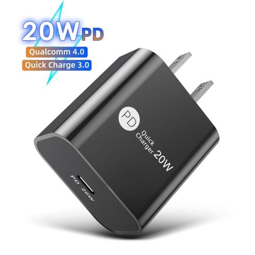 PD 20W Fast Charging USB C Charger For IPhone 12 Pro Max Qu