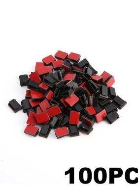 100pcs Adhesive Car Cable Organizer s Cable Winder Drop Cabl