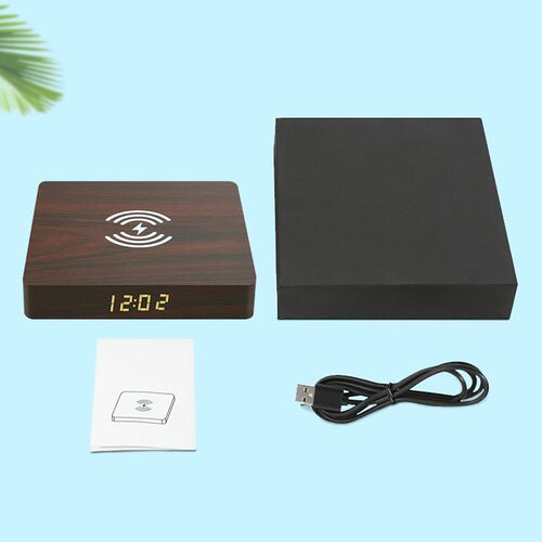 Wireless Charger Slim Wood Charging Pad For Samsung for iph