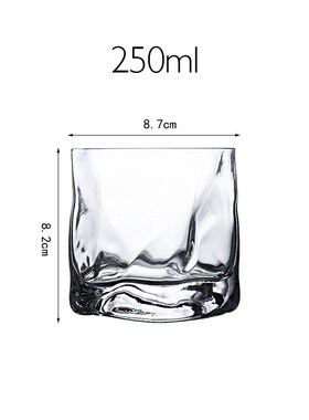 Whisky Glass Crumple Whiskey Tumbler Glasses Irregular Folds