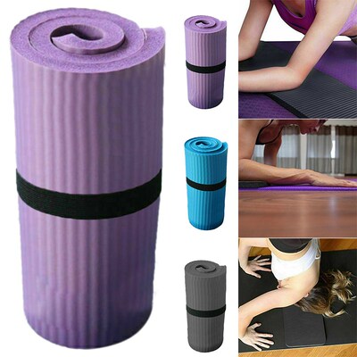 Yoga Pilates Mat Thick Exercise Gym Non-Slip Workout 15mm Fi