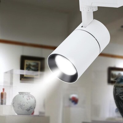 COB 10W 20W 30W Led Track Light aluminum Ceiling Rail Track