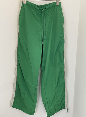 SCULPTOR 夏季撞色侧边网眼透气尼龙运动裤男女同款休闲裤