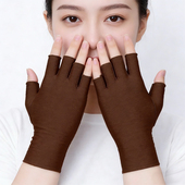 半指防晒手套女薄款 防晒露指遮阳采茶干活户外美甲手套 透气春夏季