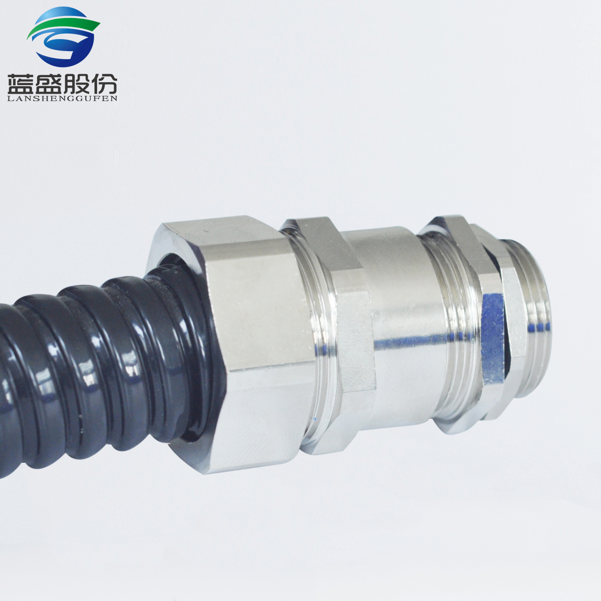 铜镀镍带锁紧金属软管电缆格兰头