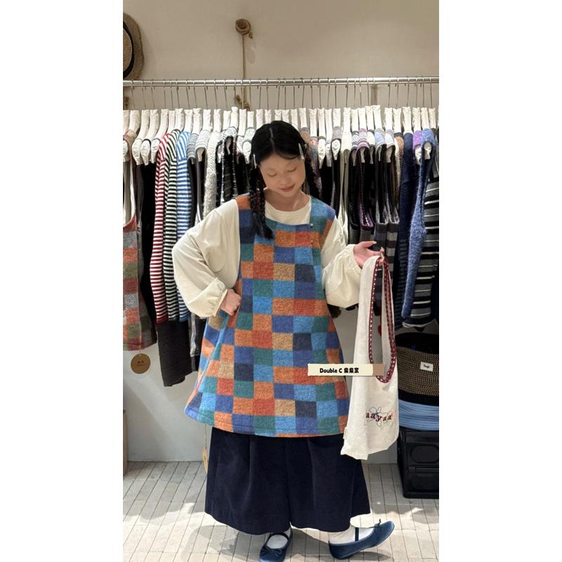 double柴柴日系韩版宽松大码胖mm