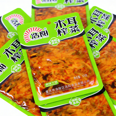 浩阳木耳榨菜123g袋装涪陵特产