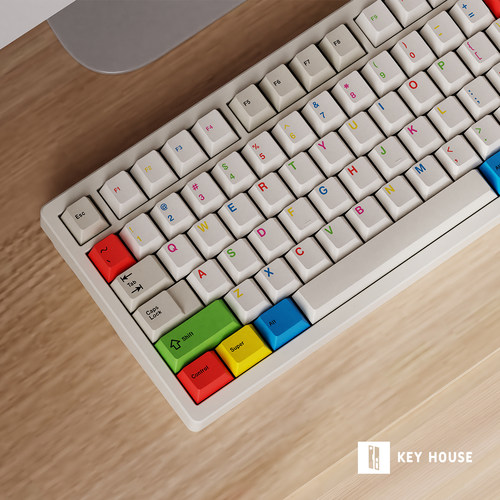 keyhouse饰键屋rgb幻彩键帽Rainy75PMO Crush80键帽PBT热升华键帽
