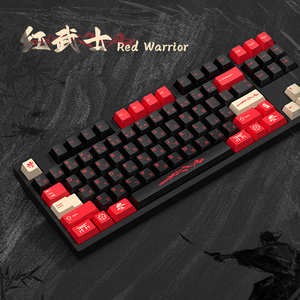 饰键屋 红武士键帽 wob Crush80 GX87原厂PBT 热升华键帽wooting