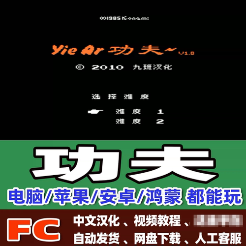 FC红白机功夫游戏模拟器小霸王苹果安卓鸿蒙电脑版