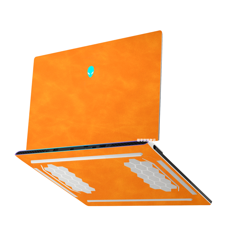 外星人2022新x14R1皮革保护膜X17R2X15R2贴纸M15R7/6高档超纤皮革笔记本电脑外壳贴膜Area-51mM17R4保护套