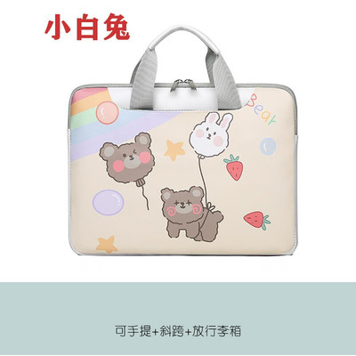 华硕a豆卡通包Redolbook14笔记本包adolbook13手提包14s单肩包13.3英寸14寸高颜值电脑包包创意卡通防水防刮