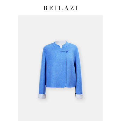 北拉子丨双镜共生丨双面呢110支蚕丝驼绒外套BDC3TW279