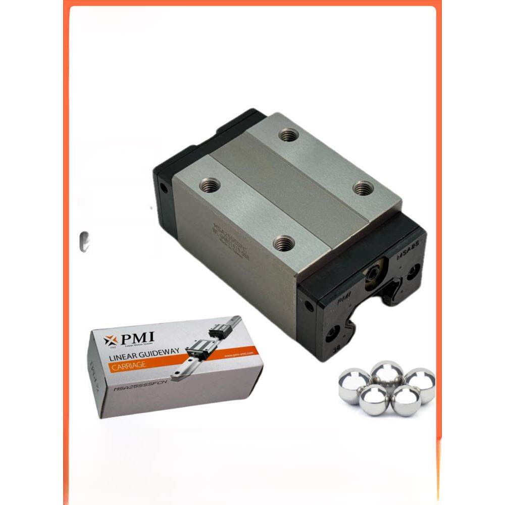 台湾银泰Pmi直线导轨滚珠滑块Msb高组方延伸Msa法兰线导轨滑轨