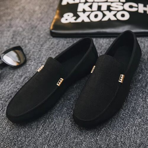 豆豆鞋2026新款男夏季软底老北京布鞋透气大码一脚蹬休闲开车潮鞋