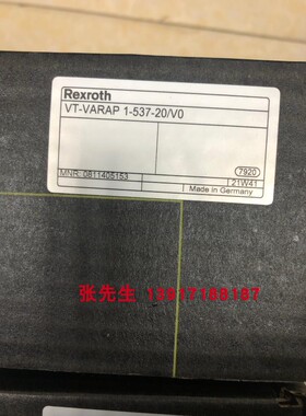 0811405153 VT-VARAP1-537-20/V0力士乐比例放大器德国产原装