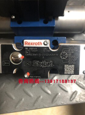 力士乐比例阀R900976119 4WREE10W1-75-23/G24K31/F1V德国原装