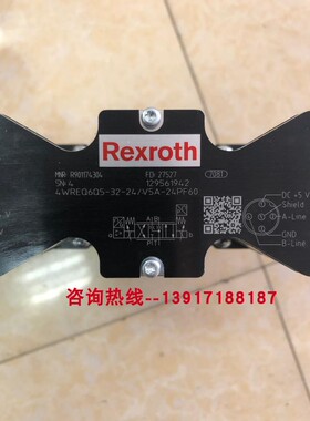 R901174304 4WREQ6Q5-32-24/V5A-24PF60力士乐比例阀德国原装