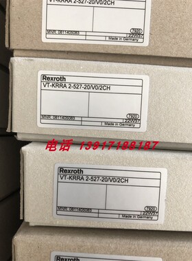 力士乐放大器0811405083 VT-KRRA 2-527-20/V0/2CH德国原装品牌