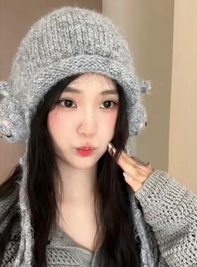 可爱小兔子手工针织毛线