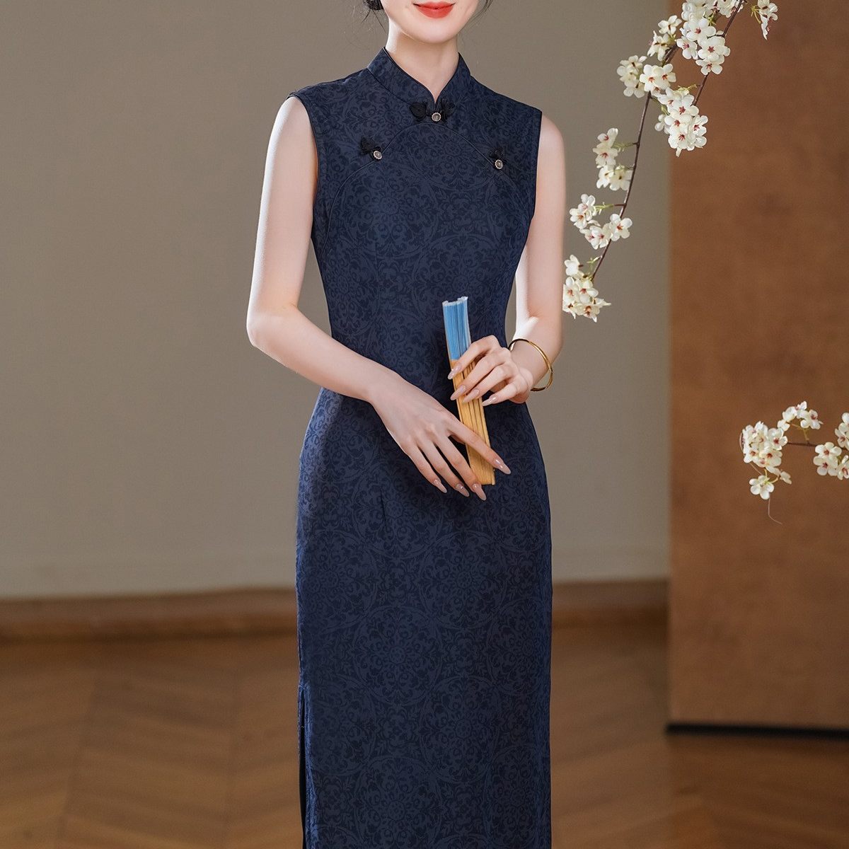 复古民国改良旗袍2026新款年轻款少女新中式日常无袖连衣裙小个子