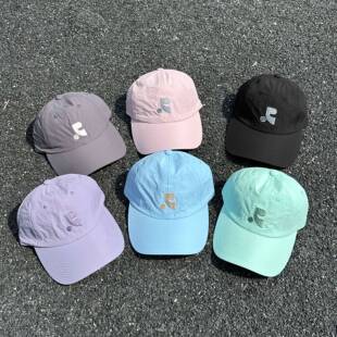 刺绣大头围显脸小防水防晒男女同款 速干帽女美式 薄款 Snapshot夏季