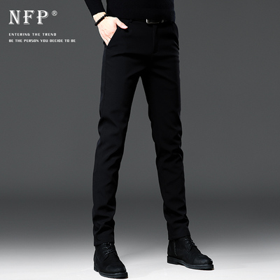 高端免烫西裤男士春季新款修身