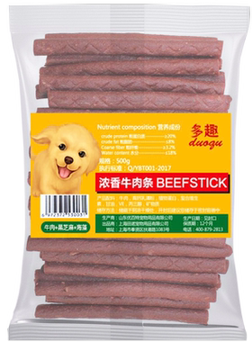 多趣狗狗零食浓香牛肉条
